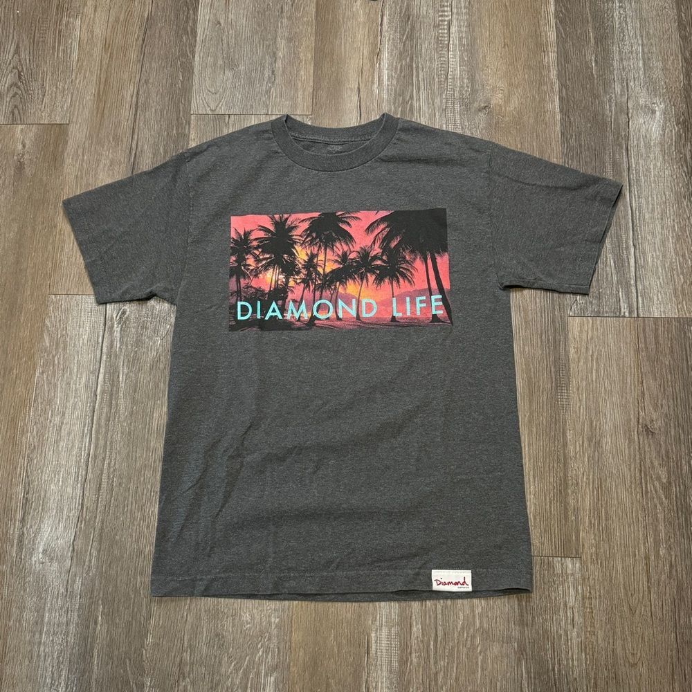 Diamond Life Short Sleeve T-Shirt 100% Cotton Medium